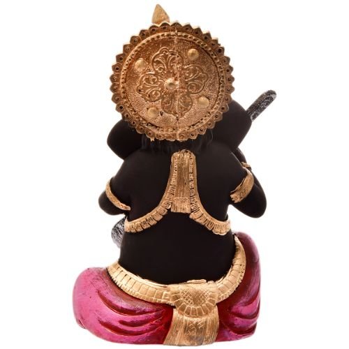 Unique Little Lord Ganesha Playing Guitar Idol Black Color Best Item for Home Decor - Karigaari India Aesthetic Home Decor