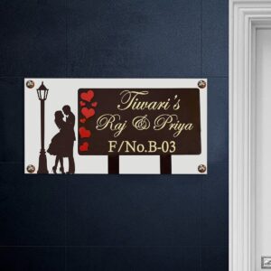 Sturdy Personalized Wooden Name Plate for Office Home Beautiful - Karigaari India Aesthetic Home Decor