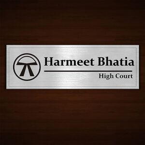 Sturdy Custom Acrylic Name Plate for Office Home Durable Beautiful - Karigaari India Aesthetic Home Decor