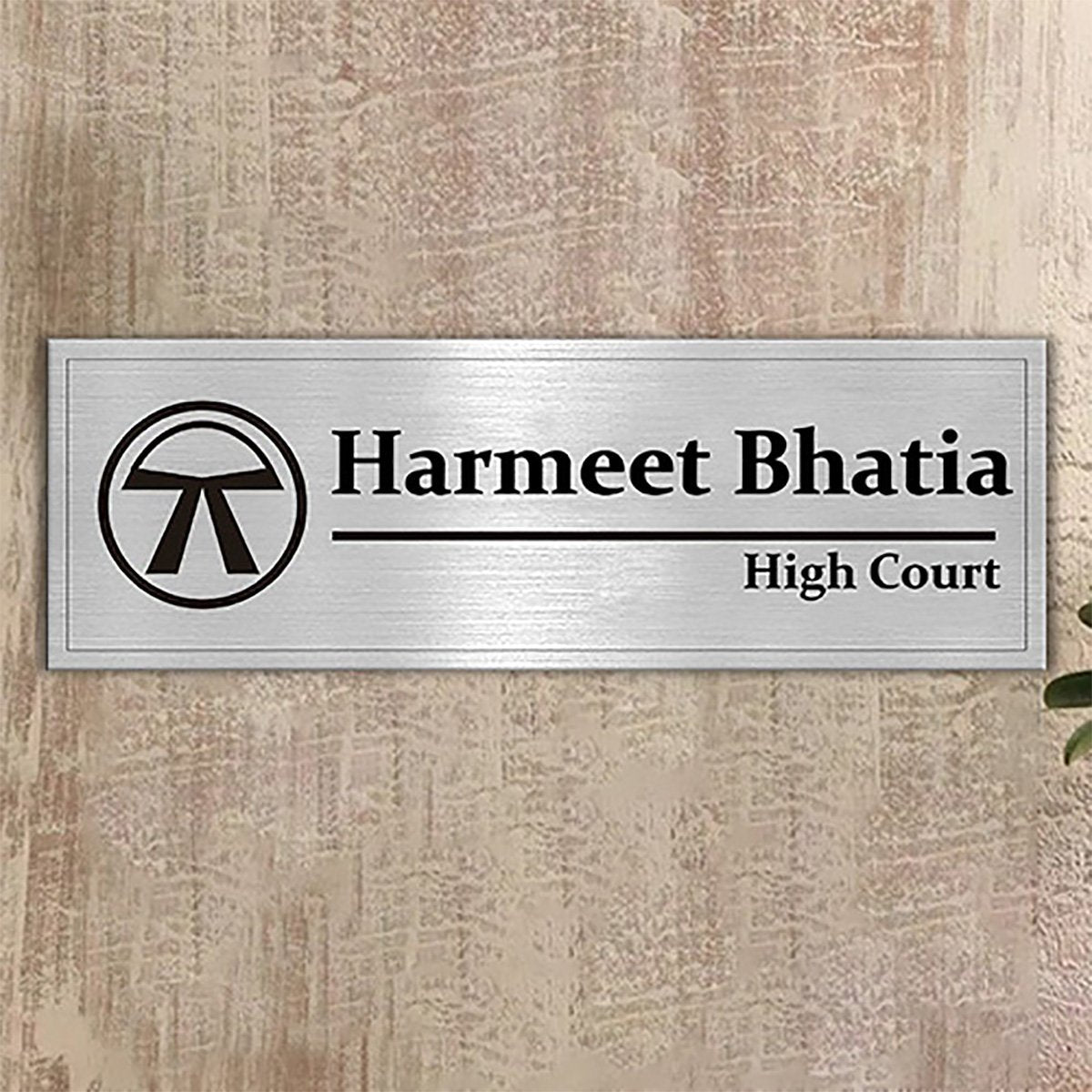 Elegant Robust Custom Acrylic Custom Sign For Office Home Long Lasting Lovely Decorative Piece 3 Sturdy Custom Acrylic Name Plate for Office Home Durable Beautiful - Karigaari India Aesthetic Home Decor