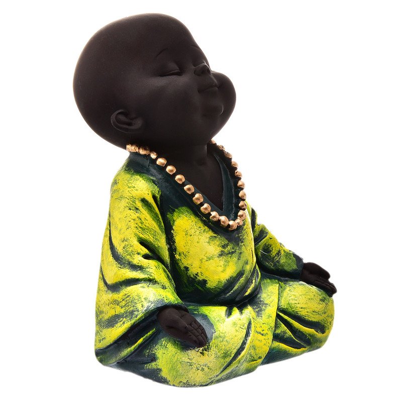 Graceful Artisan Ployresin Sitting Green Colour Meditating Lord Buddha Figure Centerpiece Home Home Decor Office Decoration Spiritual Gift Modern Ornament 4 Handcrafted Ployresin Sitting, Green Colour Meditating Lord Buddha Statue Showpiece Home Decor/Office Decor/Spiritual Gift - Karigaari India Aesthetic Home Decor