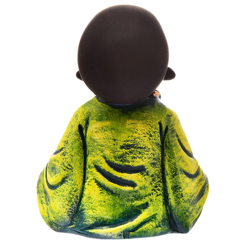 Graceful Artisan Ployresin Sitting Green Colour Meditating Lord Buddha Figure Centerpiece Home Home Decor Office Decoration Spiritual Gift Modern Ornament 5 Handcrafted Ployresin Sitting, Green Colour Meditating Lord Buddha Statue Showpiece Home Decor/Office Decor/Spiritual Gift - Karigaari India Aesthetic Home Decor