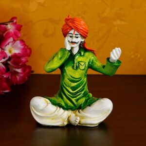 Indian Vocalist Figurine Home Decor - Music - Karigaari India Aesthetic Home Decor