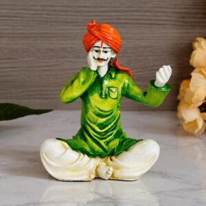Indian Vocalist Figurine Home Decor - Music - Karigaari India Aesthetic Home Decor