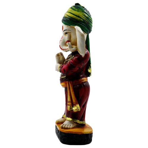 Lord Ganesha Standing And Giving Instruction Multicolor Idol for Home Decor - Karigaari India Aesthetic Home Decor