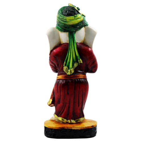 Lord Ganesha Standing And Giving Instruction Multicolor Idol for Home Decor - Karigaari India Aesthetic Home Decor