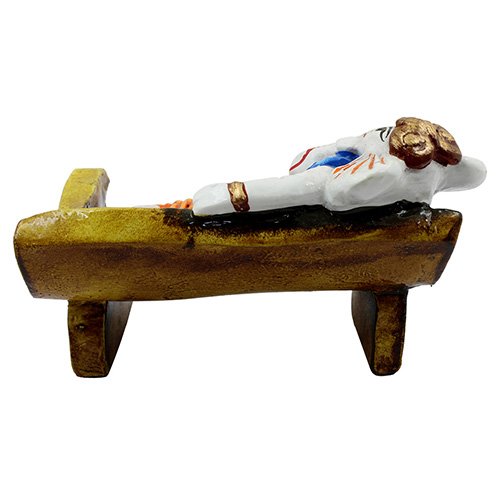 Graceful One Of A Kind Design Lord Ganesha Sitting On Bench Statue Multicolor Best For Home Decor Home Decor Accent 6 Unique Design Lord Ganesha Sitting On Bench Idol Multicolor Best for Home Decor - Karigaari India Aesthetic Home Decor