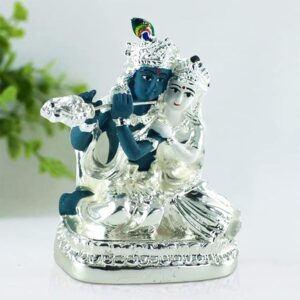 Radha Krishna Resin Idol - Divine Love - Karigaari India Aesthetic Home Decor
