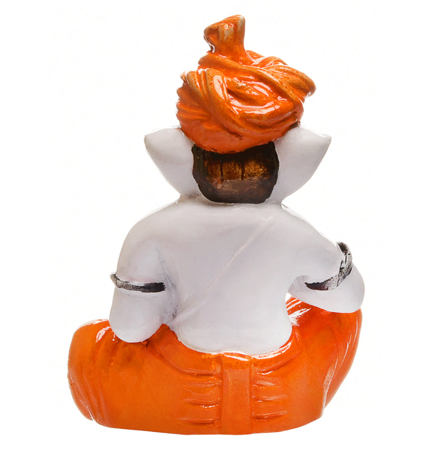 Graceful Resin Flute Ganesha Figure Artistic Ganpati Figurine For Home Mandir Festive Home Decor Gifting Home Decor Accent 5 Resin Flute Ganesha Idol Artistic Ganpati Statue for Home Mandir, Festive Decor & Gifting - Karigaari India Aesthetic Home Decor