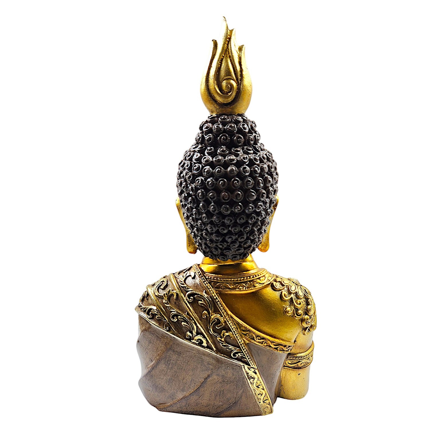 Graceful Serene Golden Buddha Figurine With Lotus Base Resin Figurine For Peace Enlightenment Home Decoration Premium Home Decor 7