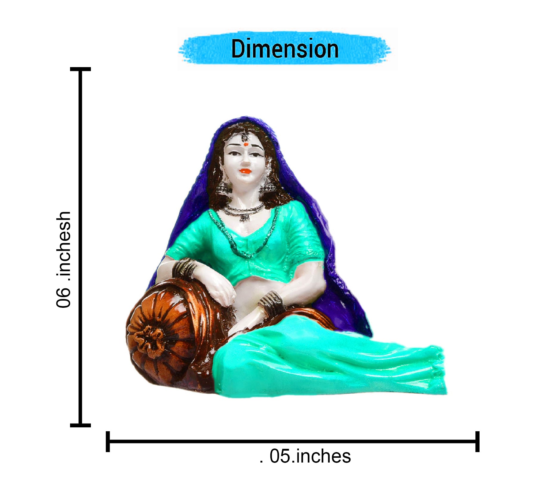 Graceful Tranquil Seated Charm Resin Lady In Repose Calm Home Decor Unique Decor Piece 4 Tranquil Seated Charm: Karigaari Resin Lady in Repose - Peaceful Home Decor - Karigaari India Aesthetic Home Decor