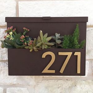 Artisanal Touch: Handcrafted Custom Wooden House Number Sign for House Decor - Karigaari India Aesthetic Home Decor