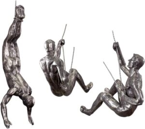 Modern Hanging Figures & Textured Rounds - Karigaari India Aesthetic Home Decor