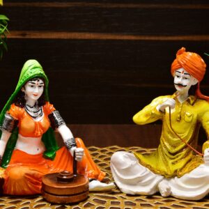 Rajasthani Churning Spinning Home Decor - Karigaari India Aesthetic Home Decor