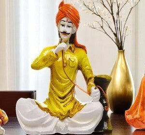 Rajasthani Serenity Statues Cultural Home Accent Collection - Karigaari India Aesthetic Home Decor