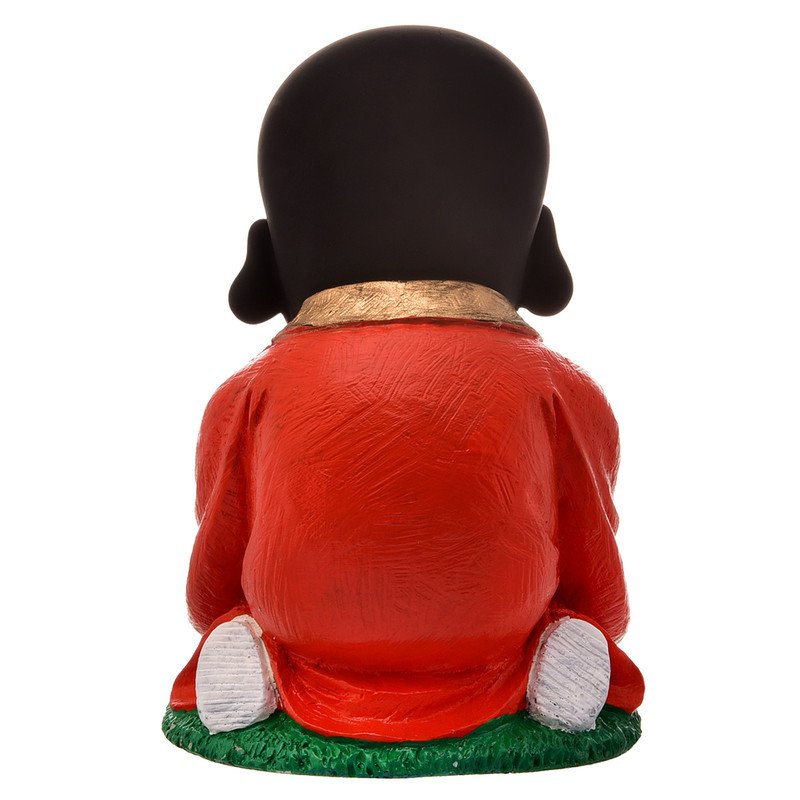 Luxurious Handmade Ployresin Lord Buddha Sitting Figure Centerpiece Home Home Decor Office Decoration Spiritual Gift Orange Colour With Goden Border Home Decor Accent 5 Handcrafted Ployresin Lord Buddha Sitting Statue Showpiece Home Decor/Office Decor/Spiritual Gift, Orange Colour With Goden Border - Karigaari India Aesthetic Home Decor