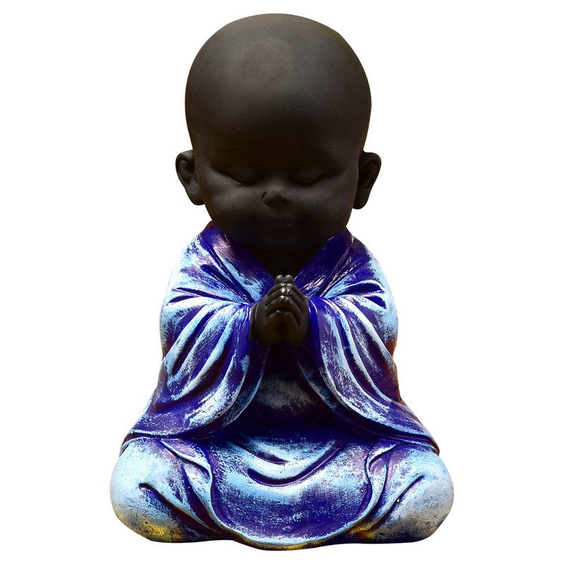 Luxurious Handmade Ployresin Purple Colour Sitting And Praying Lord Buddha Figure Centerpiece Home Home Decor Office Decoration Spiritual Gift Luxurious Accent 3 Handcrafted Ployresin Purple Colour Sitting And Praying Lord Buddha Statue Showpiece Home Decor/Office Decor/Spiritual Gift - Karigaari India Aesthetic Home Decor