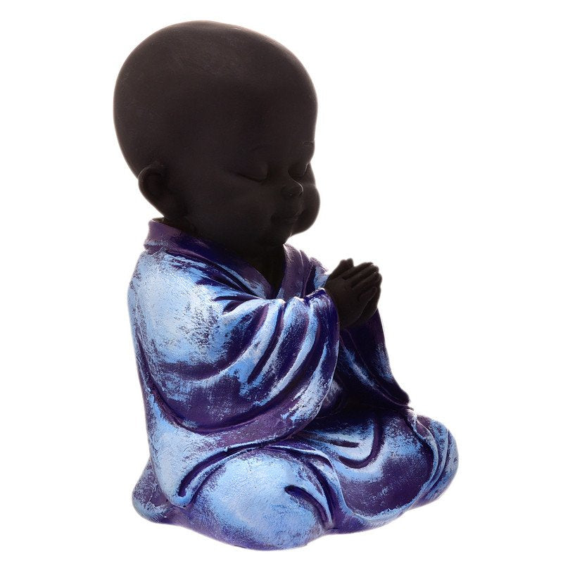 Luxurious Handmade Ployresin Purple Colour Sitting And Praying Lord Buddha Figure Centerpiece Home Home Decor Office Decoration Spiritual Gift Luxurious Accent 4 Handcrafted Ployresin Purple Colour Sitting And Praying Lord Buddha Statue Showpiece Home Decor/Office Decor/Spiritual Gift - Karigaari India Aesthetic Home Decor
