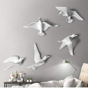 Handcrafted Swallow Flock Decor - Set of 10 - Karigaari India Aesthetic Home Decor