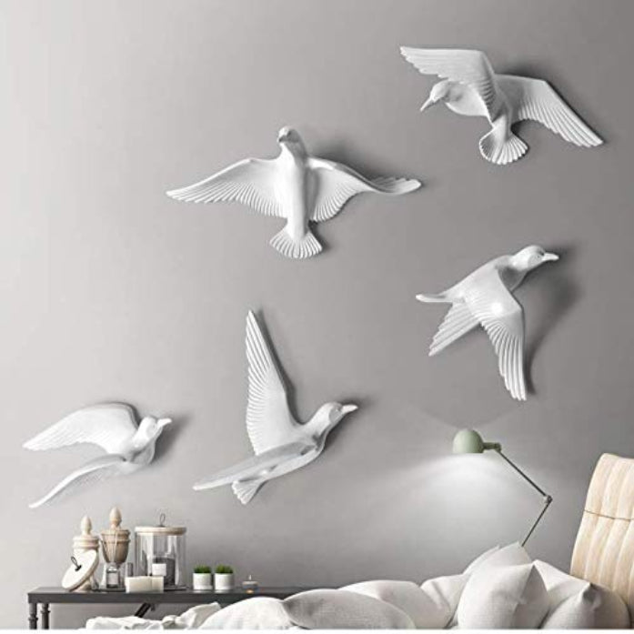 Luxurious Handmade Swallow Flock Decor Collection Of 10 Stylish Accent 2 Handcrafted Swallow Flock Decor - Set of 10 - Karigaari India Aesthetic Home Decor