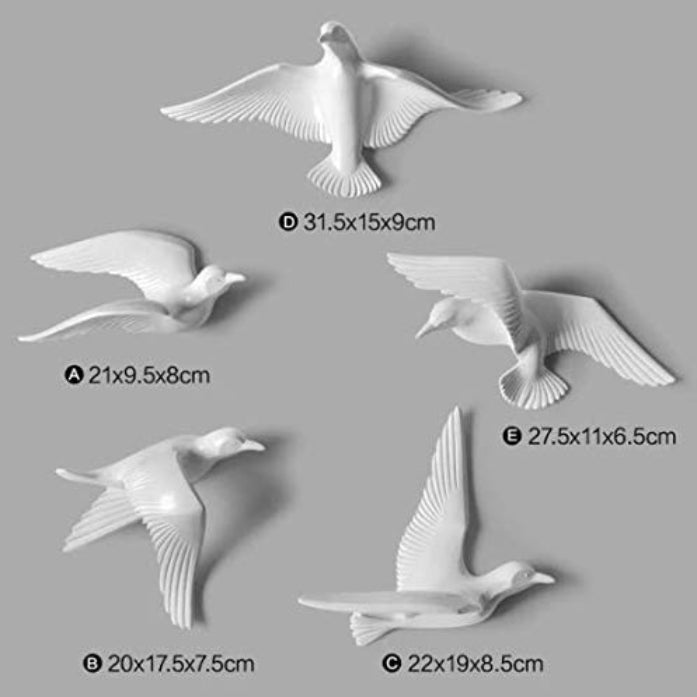 Luxurious Handmade Swallow Flock Decor Collection Of 10 Stylish Accent 4 Handcrafted Swallow Flock Decor - Set of 10 - Karigaari India Aesthetic Home Decor