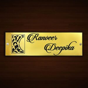 Beautiful Durable Acrylic Name Plate for Office Home Stylish Personalized - Karigaari India Aesthetic Home Decor