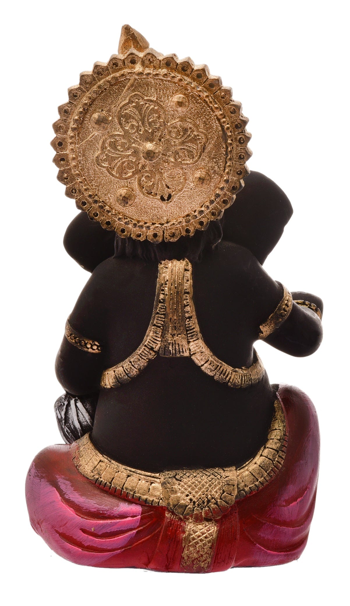 Modern Black Resin Crafted Tabla Ganesha Figurine Musical Ganpati Murti For Home Home Decor Mandir Festive Gifting Unique Decor Piece 5 Black Resin Tabla Ganesha Idol Musical Ganpati Murti for Home Decor, Mandir & Festive Gifting - Karigaari India Aesthetic Home Decor
