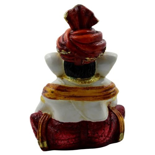 Modern Lord Ganesha Playing Dhol Figurine For Home Home Decor Unique Decor Piece 6 Lord Ganesha Playing Dhol Idol for Home Decor - Karigaari India Aesthetic Home Decor