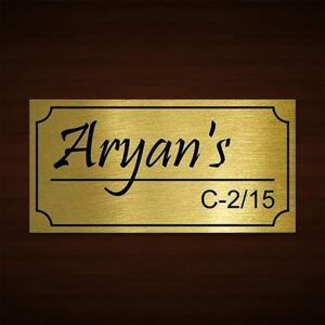 Sturdy Stylish Acrylic Name Plate for Office Home Beautiful Personalized - Karigaari India Aesthetic Home Decor