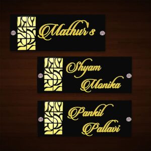 Durable Stylish Acrylic Name Plate for Office Home Beautiful Custom - Karigaari India Aesthetic Home Decor