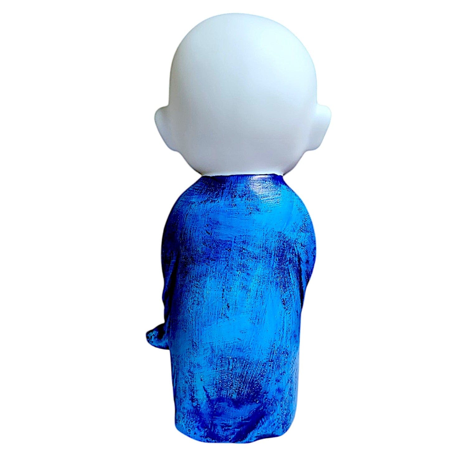 Premium Blissful Baby Buddha Statue In Blue Resin Crafted Namaste Monk Idol For Calm Vibes Home Decor Spiritual Gifting Home Decoration 6 Blissful Baby Buddha Idol in Blue Resin Namaste Monk Statue for Calm Vibes, Home Decor & Spiritual Gifting - Karigaari India Aesthetic Home Decor