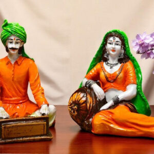 Traditional Instrument Player Figurines - Karigaari India Aesthetic Home Decor