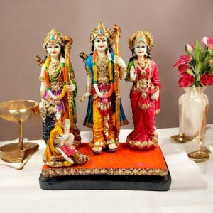 Colourful Ram Darbar Idol for Home Decor - Karigaari India Aesthetic Home Decor