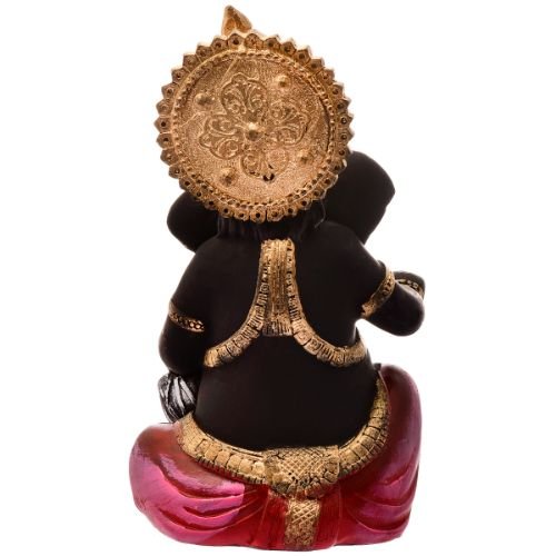 Unique Design Little Lord Ganesha Playing Tabla Idol Black Color Best Item for Home Decor - Karigaari India Aesthetic Home Decor