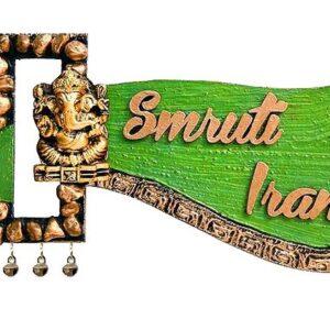 Stylish Custom Wooden Name Plate for Office Home Sturdy Decor - Karigaari India Aesthetic Home Decor