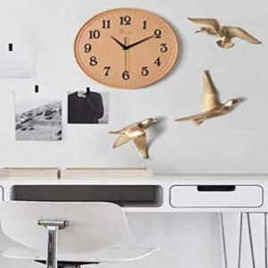 Gold Bird Wall Decor Set of 3 - Modern Home Accents - Karigaari India Aesthetic Home Decor