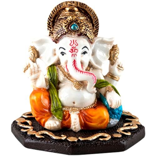 Little Lord Ganesha Sitting Best & Unique Design Multicolor for Home Decor - Karigaari India Aesthetic Home Decor