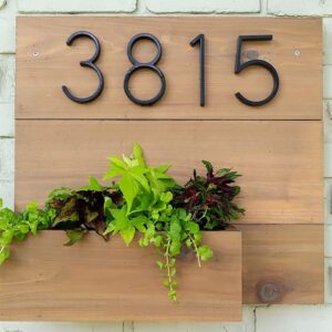 Natural Charm: Wooden House Number Plate for Home Decor - Karigaari India Aesthetic Home Decor
