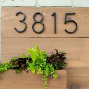 Natural Charm: Wooden House Number Plate for Home Decor - Karigaari India Aesthetic Home Decor
