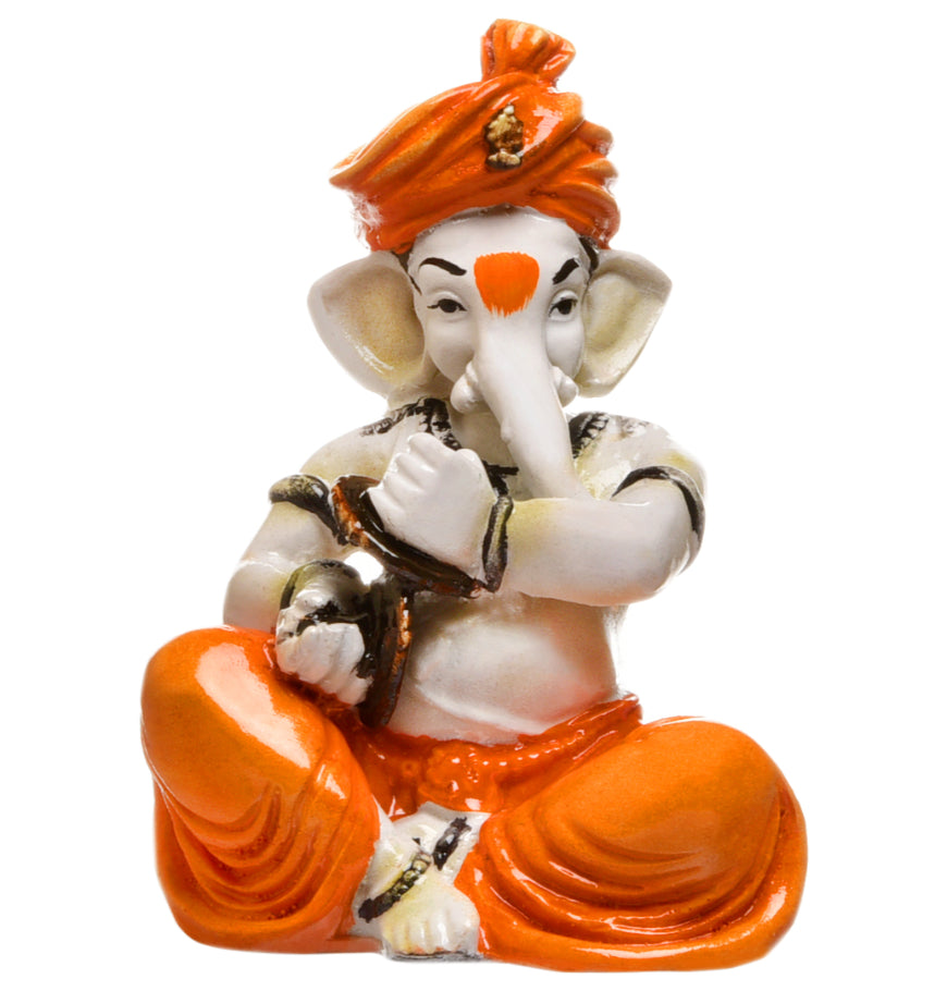 Premium Shehnai Harmony Ganesha Statue Resin Crafted Musical Ganpati For Home Temple Festive Gifting Home Decoration 5 Shehnai Harmony Ganesha Idol Resin Musical Ganpati for Home Temple & Festive Gifting - Karigaari India Aesthetic Home Decor