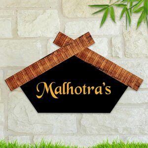 Custom Durable Wooden Name Plate for Office Home Stylish Personalized - Karigaari India Aesthetic Home Decor