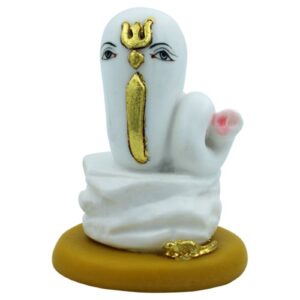 Lord Ganesha Idol in Shivling Shape for Home Decor - Karigaari India Aesthetic Home Decor