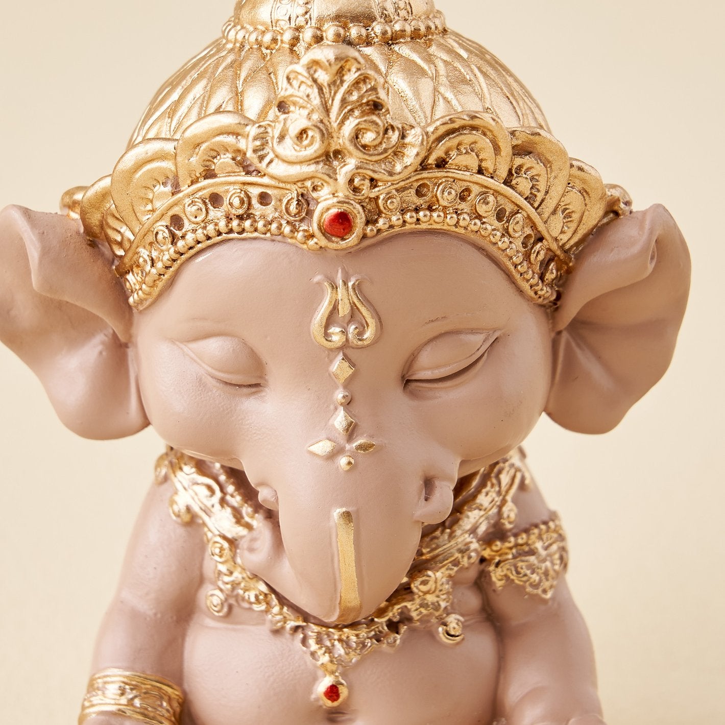 Stylish Meditative Ganesha Figurine A Symbol Of Stillness Strength Stylish Accent 4 Meditative Ganesha Idol – A Symbol of Stillness & Strength - Karigaari India Aesthetic Home Decor