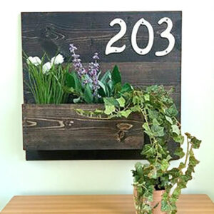 Signature Style: Handcrafted Wooden House Number Plate for Home Decor - Karigaari India Aesthetic Home Decor