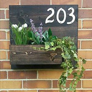 Signature Style: Handcrafted Wooden House Number Plate for Home Decor - Karigaari India Aesthetic Home Decor