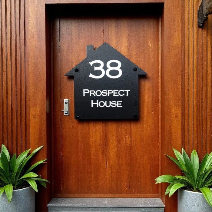 Stylish Stunning Custom Plexiglass Number Plaque For Office Sturdy Custom Home Decor Accent 1