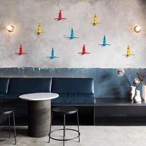 Minimalist Colorful Figure Wall HooksMinimalist Colorful Figure Wall Hooks - Karigaari India Aesthetic Home Decor