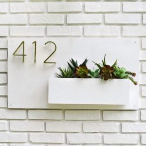 Custom Creations: Handcrafted Wooden House Number Plaque for House Decor - Karigaari India Aesthetic Home Decor