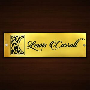 Custom Stylish Acrylic Name Plate for House Personalized Beautiful Decor - Karigaari India Aesthetic Home Decor
