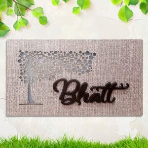 Stylish Custom Wooden Name Plate for Office Durable Personalized Stylish - Karigaari India Aesthetic Home Decor